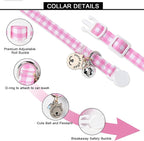 Lionet Paws 2pcs Pack Cotton Cat Collar, Breakaway Buckle - Image 4