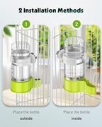 Pawfly Bird Water Dispenser, Automatic Water Feeder, Plastic Bird Cage Dispenser - Image 5