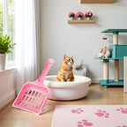 Pink Cat Litter Scoop, Tray - Image 2