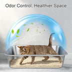 X-Large Stainless Steel Litter Box - Image 3