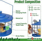 Squirrel Proof Bird Feeder, Metal Cage Bird Feeder - Image 4