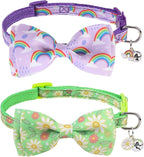 SCENEREAL Cat Collar with Bells, Safety Kitten Collar by SCENEREAL