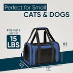 Pet Travel Carrier Bag – Airline Approved Soft-Sided Dog & Cat Carrier - Image 2