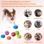 Squeaky Dog Toys Funny Face Chewing Latex Rubber Soft Fetch Play Interactive - Image 7