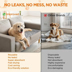 Washable Pee Pads for Dogs, Fast Absorbent Dog Pee Pads for Crate Pet Training - Image 4
