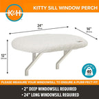 K&H Pet Products Kitty Sill Cat Window Perch - Image 2