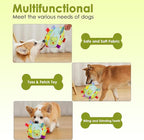 Dog Squeaky Plush Toy with Straps, 6-Inch Soft Stuffed Ball with Cotton - Image 3