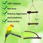 EBaokuup Bird Parrot Perch Set - Image 3