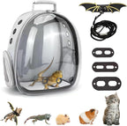 Bearded Dragon Carrier with Harness and Leash Set Large Small Animal Carrier by CUTENNIOU