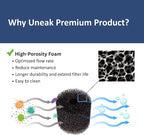UNEAK 2-Pack Medium Premium Pre Filter Sponge Aquarium Intake High-Porosity - Image 3