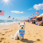 30 Pack 4th of July Dog Bandanas Bulk - Image 7