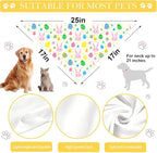 Easter Dog Bandana, 2 Pack Adjustable Holiday Party Pets Rabbit Easter Egg - Image 3