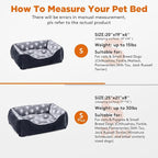 GASUR Dog Beds Small Plus Size, Small Dog Bed Washable, Orthopedic Pet Sofa Bed - Image 7