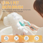 7 PCS Pet Bath Brush Set, Dog Bath Brush - Image 2