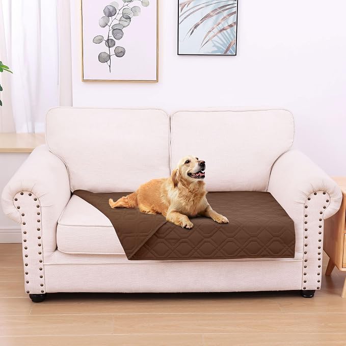hyha Waterproof Dog Bed Blanket, Soft Pet Blankets, Waterproof Couch Cover by hyha