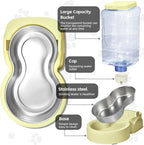 HWONMTE Portable Automatic Cat Feeder and Water Dispenser - Image 3