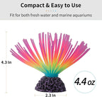 Uniclife Aquarium Imitative Rainbow Sea Urchin Ball Artificial Silicone Ornament - Image 3