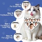 Funny Personalized Dog Bandana Custom Face Design, Custom Dog Bandana - Image 4