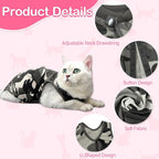 Cat Recovery Suit for Abdominal Wounds or Skin Diseases, Cat Onesie for Cats - Image 3