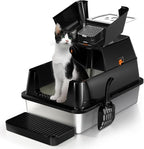 Stainless Steel Cat Litter Box by Eosarcu