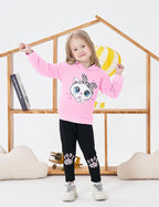 Toddler Baby Girls Clothes Long-sleeve Tie Dye Hoodie Sweatshirt Pants Hooded - Image 2