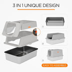Anywish Stainless Steel Cat Litter Box - Image 5