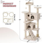 MoNiBloom 60 Inch Cat Tree Tower - Image 2