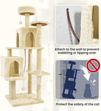 58.5inch Large Cat Tree Tower Condo - Image 5