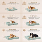 EHEYCIGA Memory Foam Dog Bed Large Size Dogs, Orthopedic Dog Bed Large - Image 2
