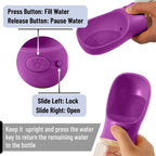 Mr. Pen Portable Dog Water Bottle, 19 oz, Travel Dog Water Bottle Dispenser - Image 2