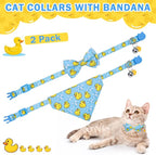 SCENEREAL Cat Collar with Bells, 2 Pack Breakaway Cat Collars with Removable - Image 6