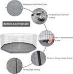 PETIME Bottom Cover Mat for Dog Playpen Pen Water-Resistant Pad Floor Protector - Image 3