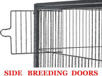 64" Extra Large Tight 1/2-Inch Bar Spacing Wrought Iron Flight Canary Parakeet - Image 5