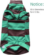 Vintage Stripes Sphynx Hairless Cats Shirt Cotton Cat Turtleneck Pet Clothes - Image 2