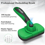 Self Cleaning Deshedding Brush for Dogs & Cats - Image 2