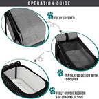 PetAmi Dog Purse Carrier for Small Dogs, Airline Approved Soft Sided Pet Carrier - Image 3