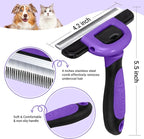 MIU COLOR Pet Grooming Brush, Deshedding Tool - Image 2