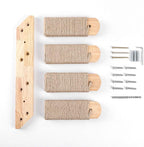 FUKUMARU Cat Climbing Shelf Wall Mounted, Four Step Cat Stairway - Image 8