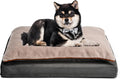 Amazon Basics Dog Bed with Cooling Gel Memory Foam, Pressure-Relief Support by AmazonBasics