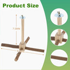 Rotating Bird Perches, Natural Wooden Perch - Image 2