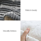 FUNNY FUZZY Pet Couch Covers for Sofa, Flannel Dog Couch Cover for Dogs Washable - Image 3