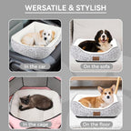 Rectangle Cat Dog Bed for Large Medium Small Pets Indoor Outdoor Machine - Image 4