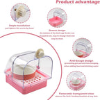 No Mess Bird Cage Feeder, 2 in 1 Bird Feeder - Image 5
