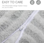 Hollypet Cat Bed Fluffy Plush Mutifuctional Double-Layer Soft Pet Couch - Image 7