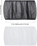 Fengek 2 Pcs Adjustable Bird Cage Cover & Seed Catcher Net - Image 2