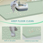 Cat Litter Mat, Silicone Large Cat Litter Trapping Mat - Image 2