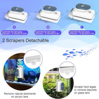 AQQA Aquarium Strong Magnetic Cleaner Brush, Fish Tank Glass Algae Magnet - Image 4
