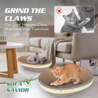 2pc Set Includes 1 X 19.5 Large + 1 X 14.96 Cute Cat Scratcher Cardboard Bed - Image 5