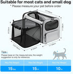 Expandable Cat Carrier, Airline Approved Soft Sided Pet Carrier - Image 4