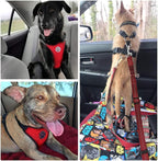 SlowTon Dog Seat Belt Harness for Car, Dog Car Harness Adjustable Mesh - Image 7
